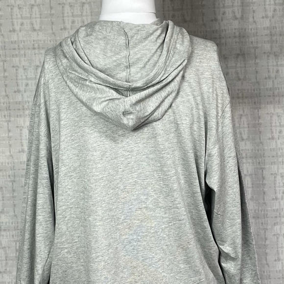 New Small Polo Ralph Lauren Gray Light Hoodie Shirt Red Poloman - Picture 4 of 6